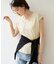 【Noka】UネックフレンチTシャツ