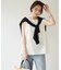 【Noka/WEB限定】カットジョーゼットプレートTシャツ