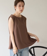 【Noka/WEB限定】カットジョーゼットプレートTシャツ