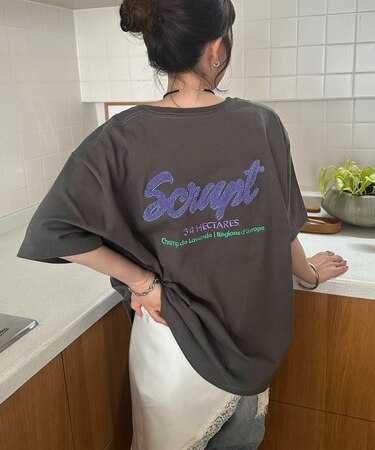 【Enlude】サガラ刺繍ロゴTシャツ《ユニセックス》