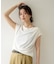 【Noka】シャイニーリブドレープTシャツ