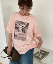 【Enlude】メッセージロゴフォトTシャツ《ユニセックス》