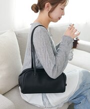 ロングハンドルソフトボストンバッグ