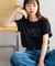 ラインストーンロゴTシャツ