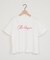 【umm.】コード刺繍ロゴ半袖Tシャツ