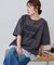 【Enlude/ユニセックス】カレッジロゴドロストTシャツ