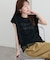 レースレイヤードロゴTシャツ