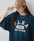 【Enlude】ラグランフロッキーロゴプリントTシャツ《ユニセックス》