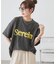 【Enlude】ピグメントレタリングTシャツ《ユニセックス》