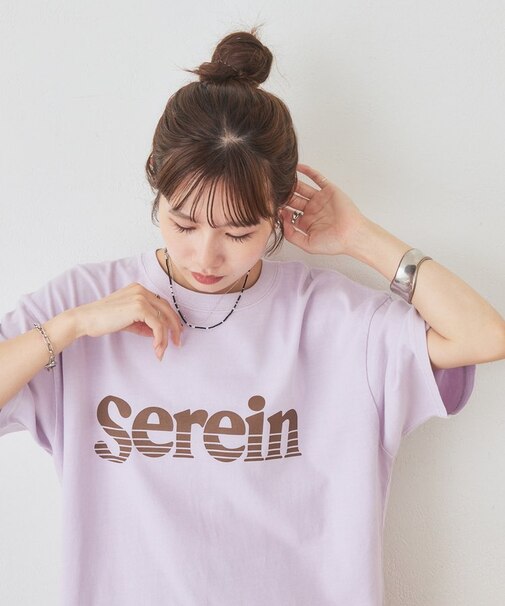 【Enlude】ピグメントレタリングTシャツ《ユニセックス》