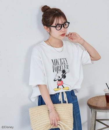 【Enlude】DisneyロゴグラフィックＴシャツ《ユニセックス》