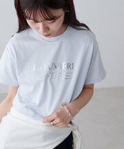 アソートロゴ箔プリントTシャツ