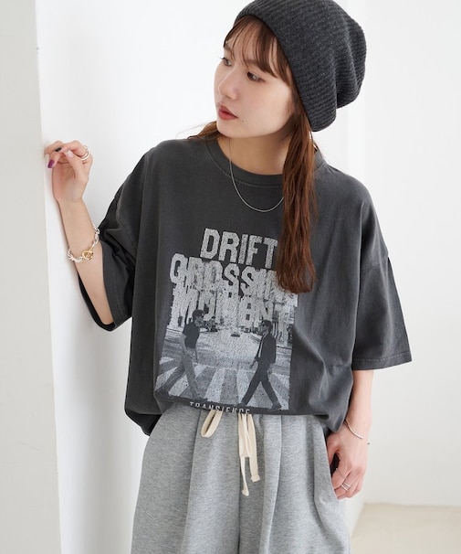 【Enlude】ピグメントアソートバンドTシャツ《ユニセックス》