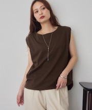 コットンタックフレンチTシャツ