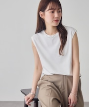 コットンノースリTシャツ