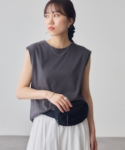 コットンノースリTシャツ