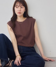 コットンノースリTシャツ