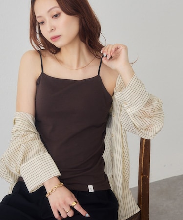 【RELA】カップ付きキャミソール
