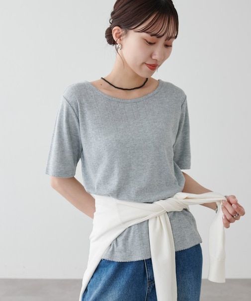 アイレット半袖プルオーバー