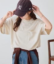 【Enlude】配色ステッチドロストTシャツ《ユニセックス》