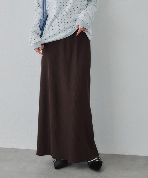 リブナローカットスカート