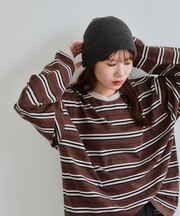【Enlude】ボーダーロンT《ユニセックス》