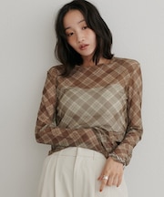 柄アソートチュールロングスリーブ