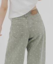 【umm./AW先行予約】花柄デニムパンツ