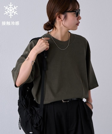 【Enlude】接触冷感ピグメントTシャツ《ユニセックス》