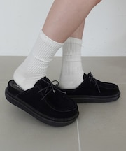 【1秒で履ける!!】モカシンサボシューズ