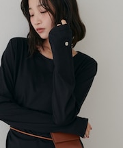 プレート付きロングスリーブ