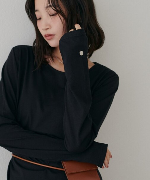 プレート付きロングスリーブ