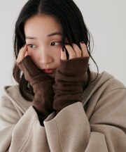 【冬コーデのワンポイントに♪】ニットアームウォーマー