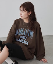 【Enlude】ヒビワレカレッジロゴスウェット《WEB限定カラーあり》