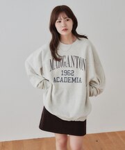 【Enlude】ヒビワレカレッジロゴスウェット《WEB限定カラーあり》