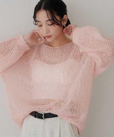 モヘアライクニット