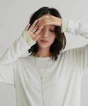 レイヤードシアーパックTシャツ《WEB限定カラーあり》