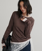 レイヤードシアーパックTシャツ《WEB限定カラーあり》