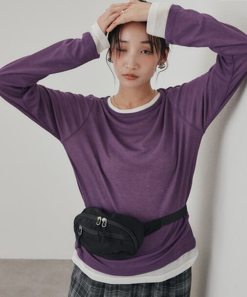 レイヤードシアーパックTシャツ《WEB限定カラーあり》