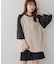 【Enlude】製品加工ワッフルラグラン7分袖Tシャツ《ユニセックス》