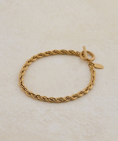 【GOLDY】ロープチェーンステンレスブレスレット