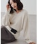 前後2WAY異素材使いアソートカーディガン