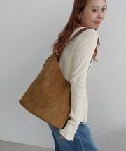 【ON/OFF頼れる！】アシメバケットショルダーバッグ