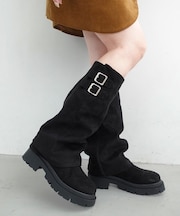 【ロングにもミドルにもなる！】2WAYカバーブーツ