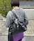 ソフトビッグラウンドボストンバッグ