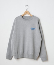 【Enlude】サガラ刺繍スウェットライクニット《ユニセックス》