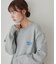 【Enlude】サガラ刺繍スウェットライクニット《ユニセックス》