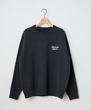 【Enlude】サガラ刺繍スウェットライクニット《ユニセックス》