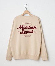 【Enlude】サガラ刺繍スウェットライクニット《ユニセックス》