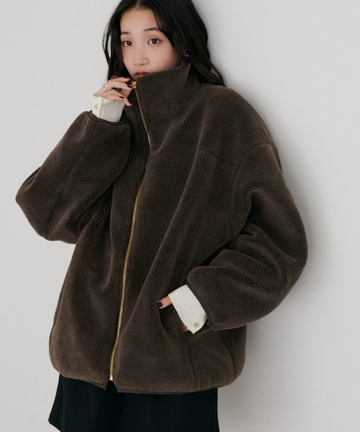 キレイメボアスタンドブルゾン